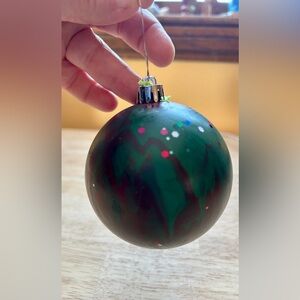 2 Pack Of Handmade/ Hand-Painted Ornaments